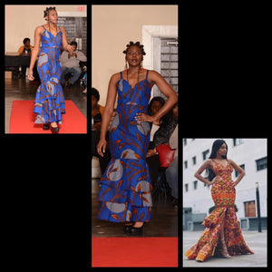 Blue African Gown