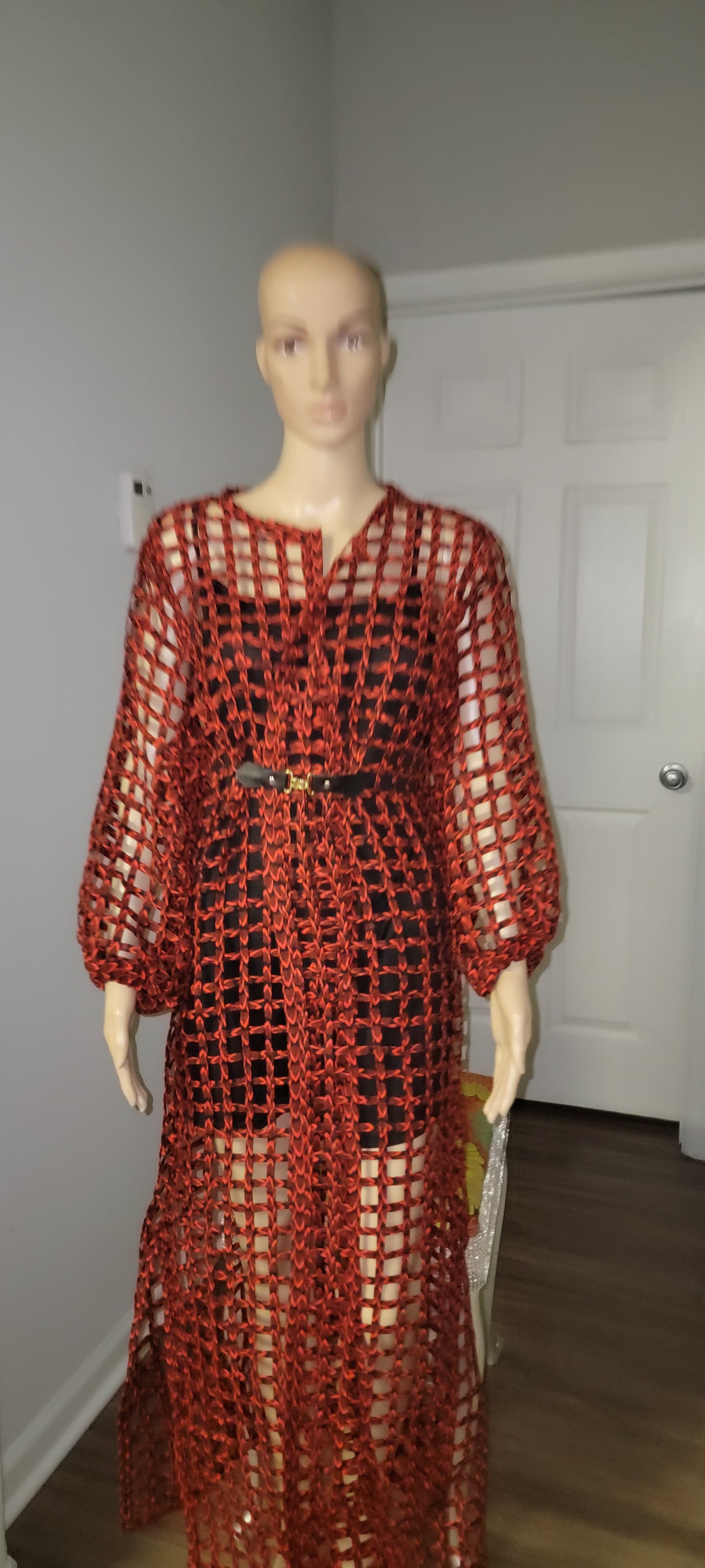 Ankara Webbed Coat