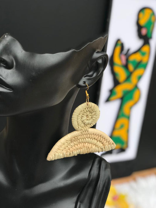 Handmade Basket Earrings