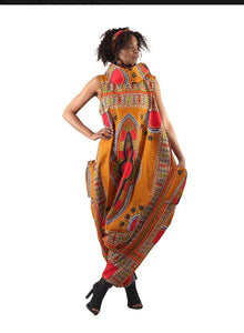 Big Dashiki Zip Jumpsuit