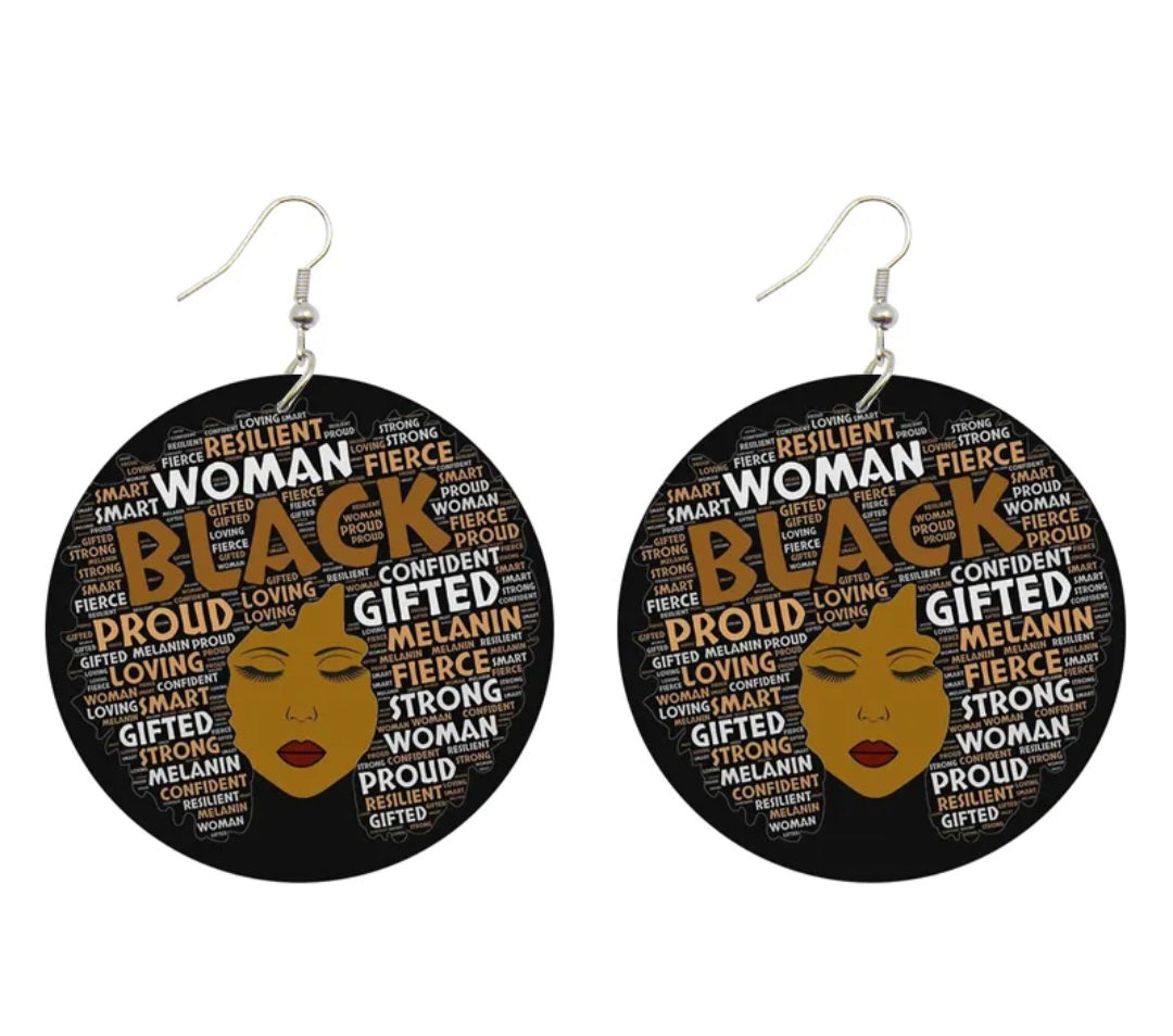 Inspired Wooden Earrings