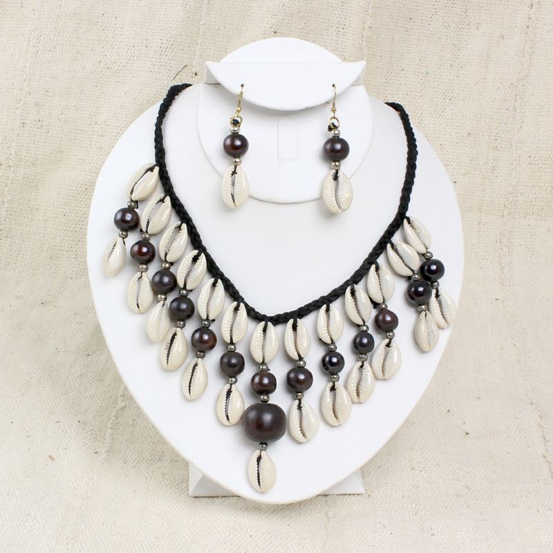 Cowrie Shell Jewelry Set