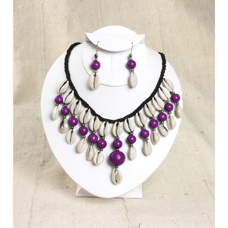 Cowrie Shell Jewelry Set