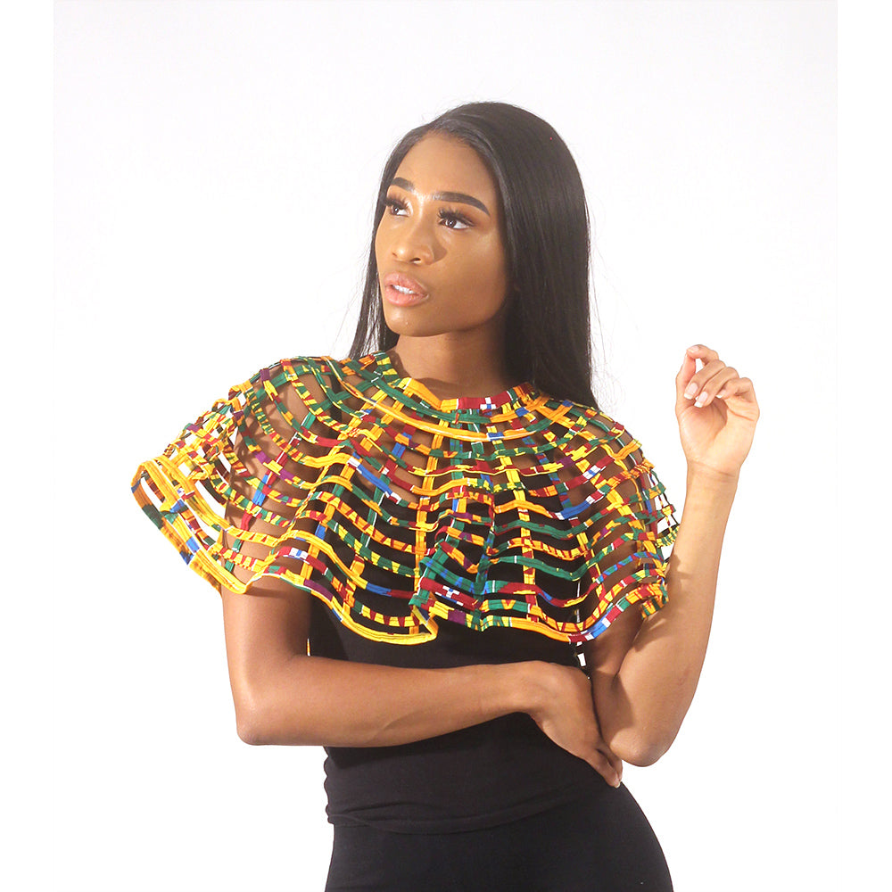 Kente Print Capette