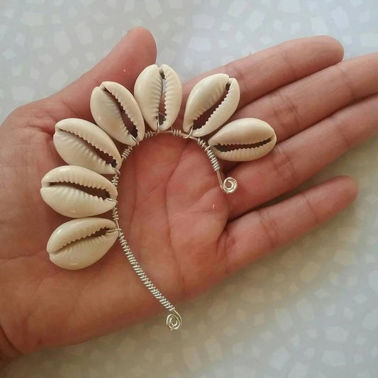 Cowrie Earring ~ Cuff