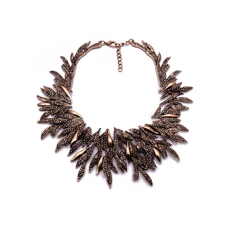 Vintage Ethnic Bronze Necklace