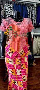 Weaved Kente Slit & Kaba