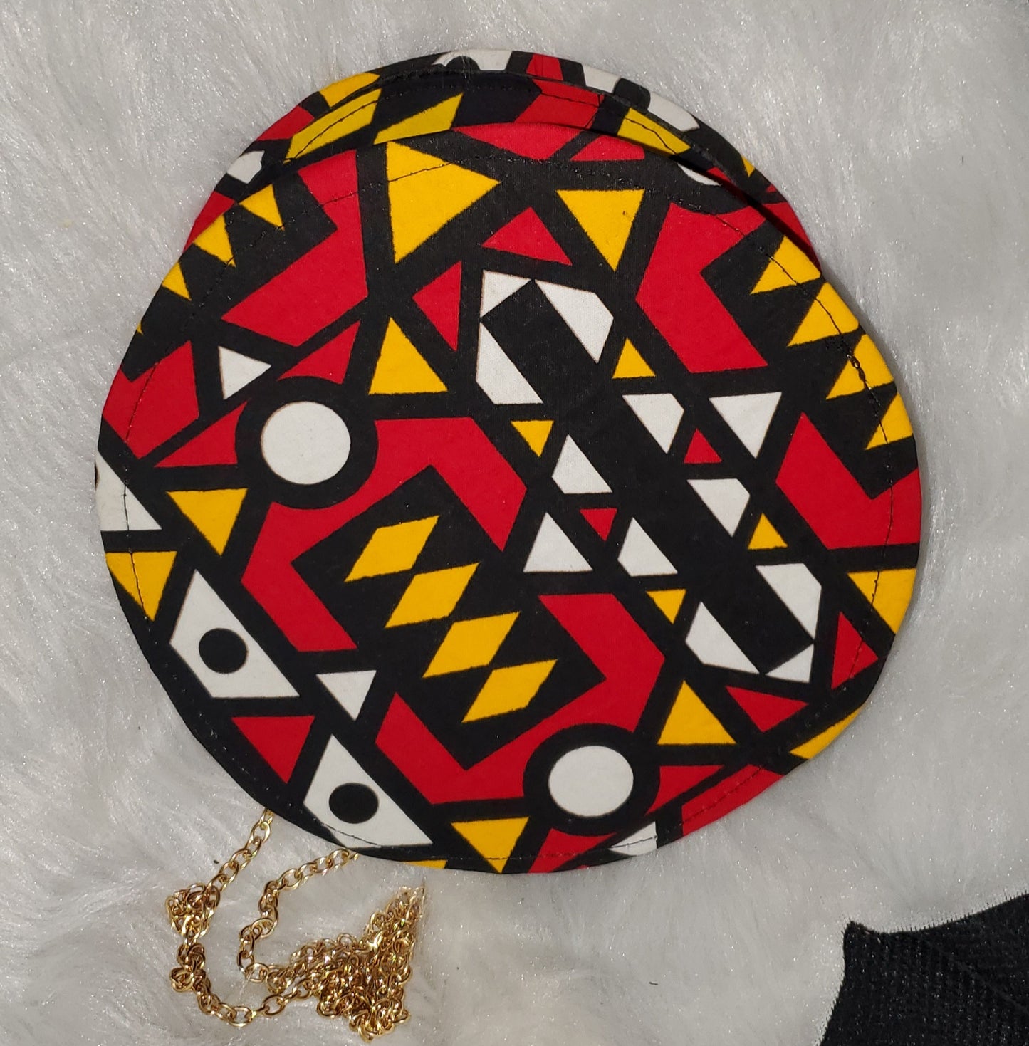 Ankara Round Side bag