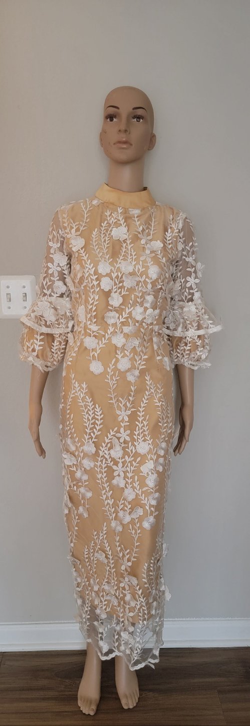 Lace Nude Dress