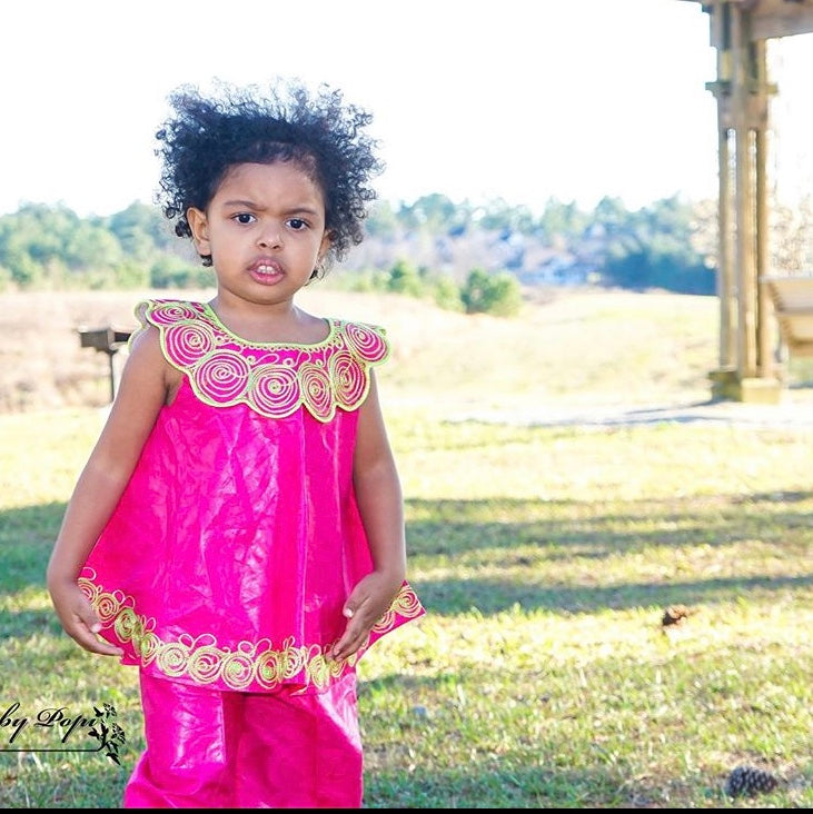 African Toddler Embroidery Set