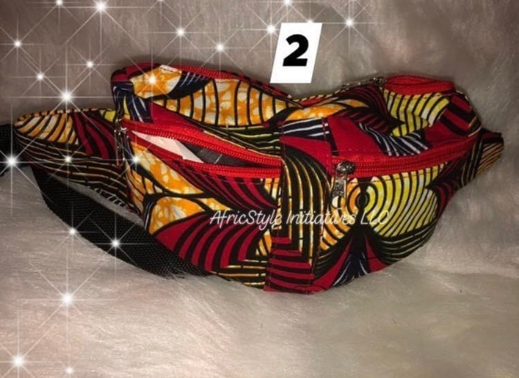 African Print Fanny Pack