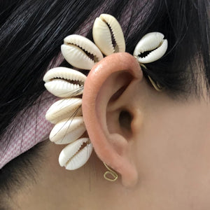 Cowrie Earring ~ Cuff