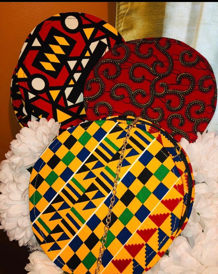 Ankara Round Side bag