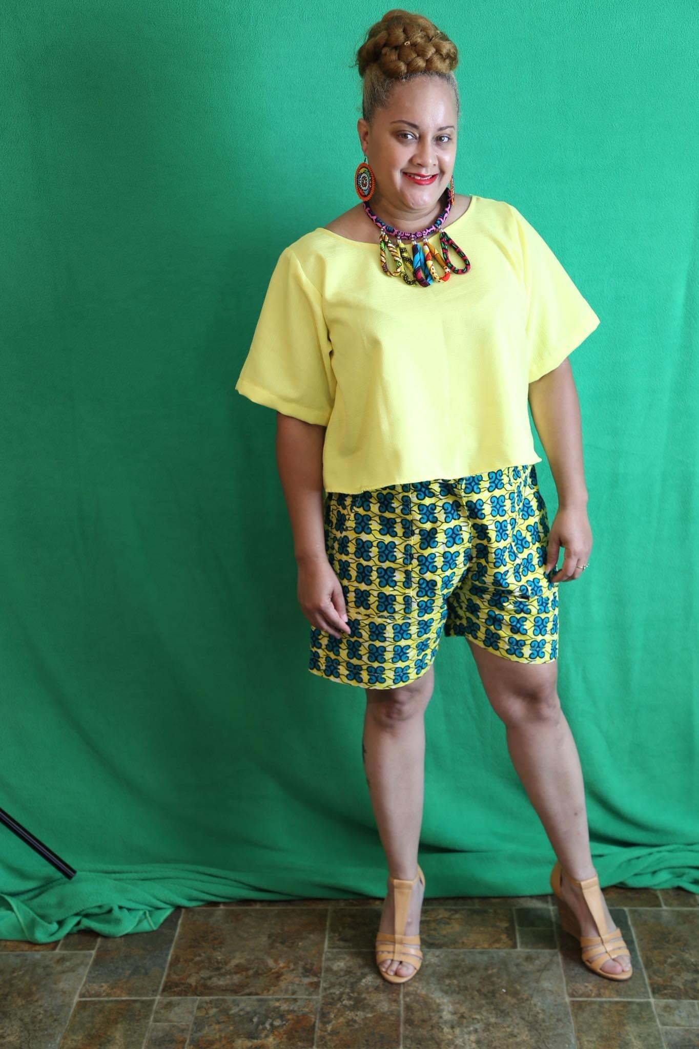 African Shorts Set-Women