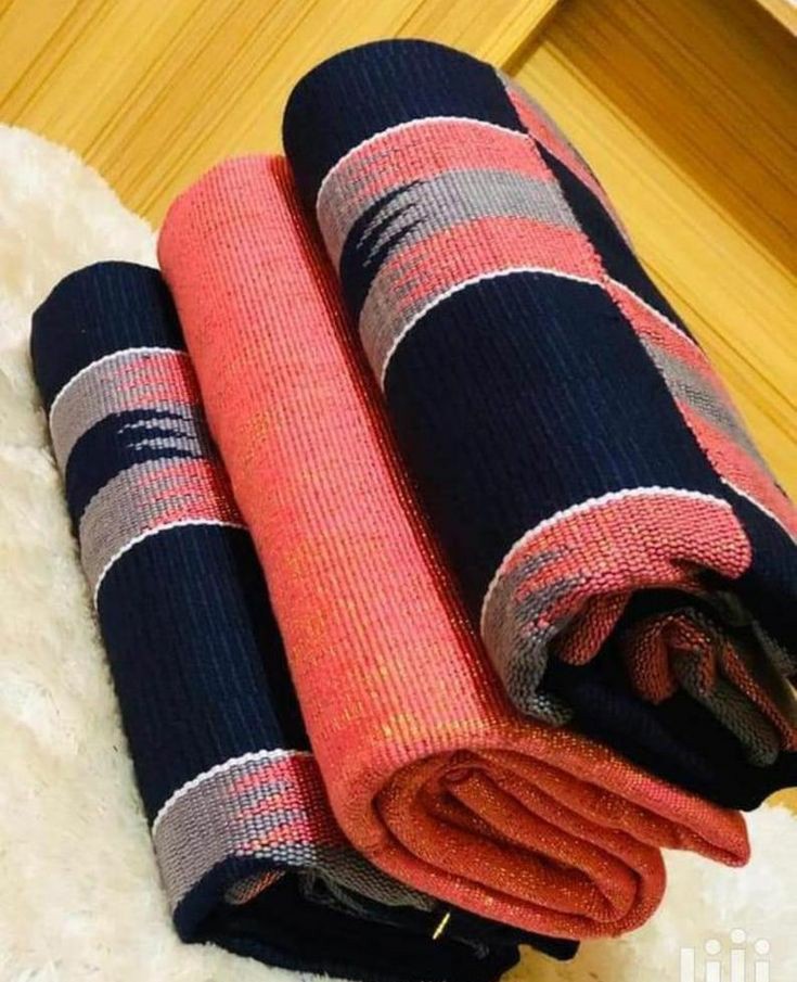 Custom Made Authentic Hand Weaved Kente Fabric