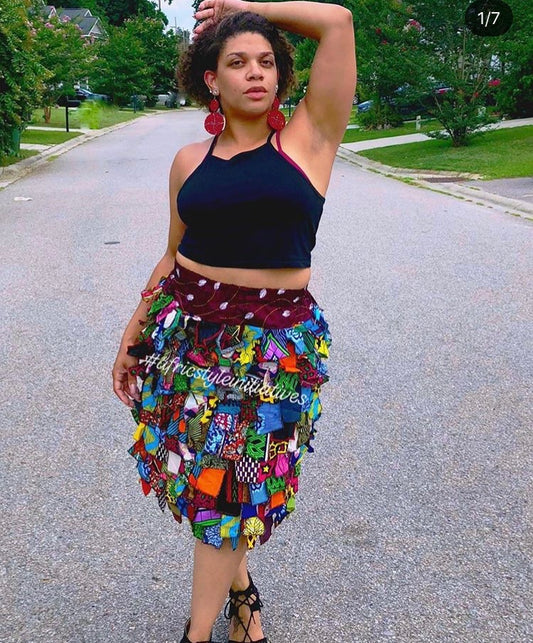 African Scrap Skirt