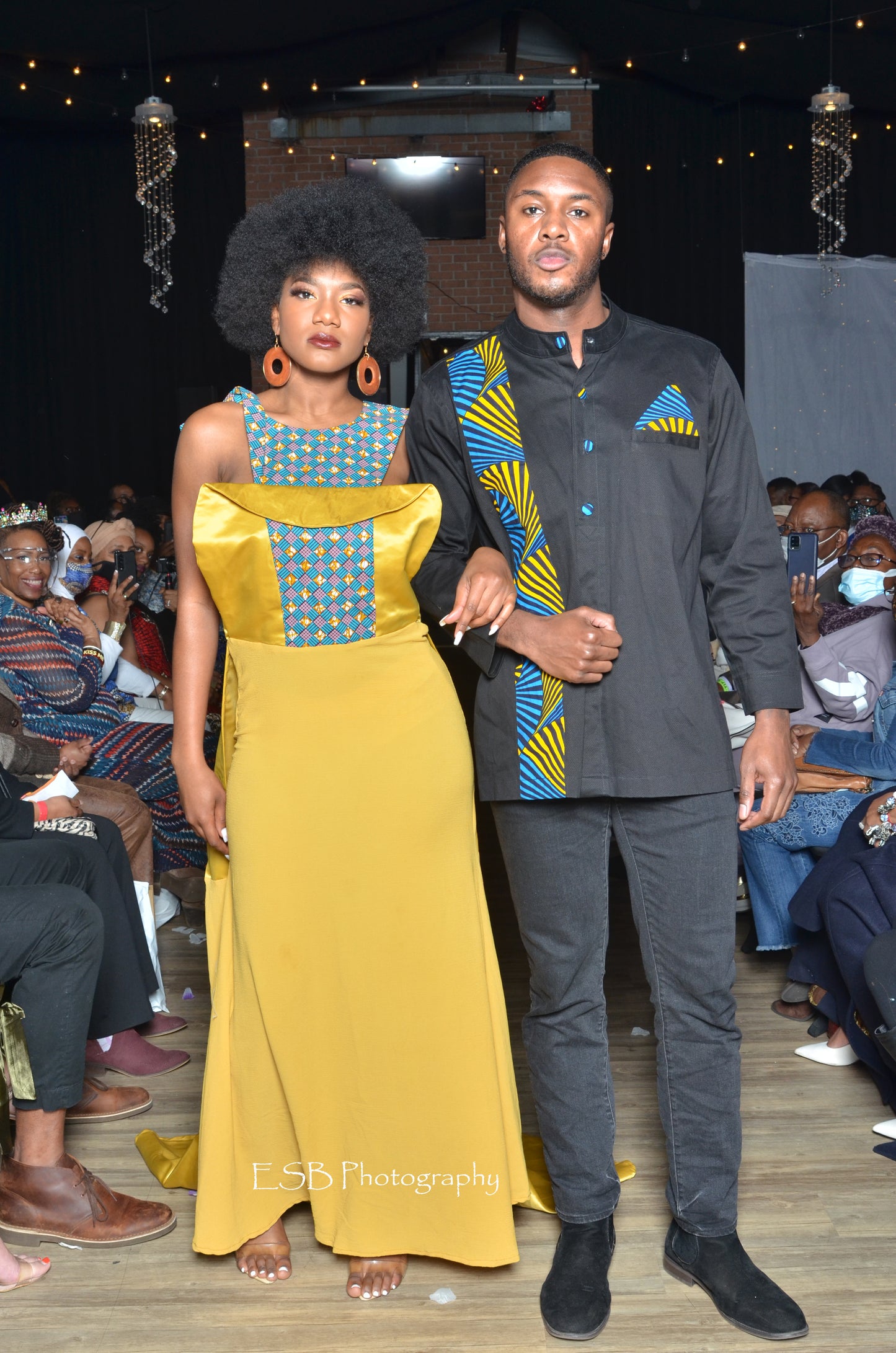 Gold Ankara Gown