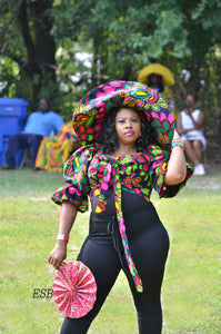 Summer Crop Top with Matching Hat