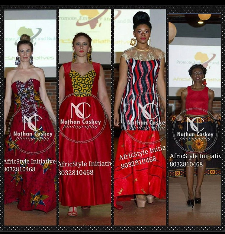 African Red Gown