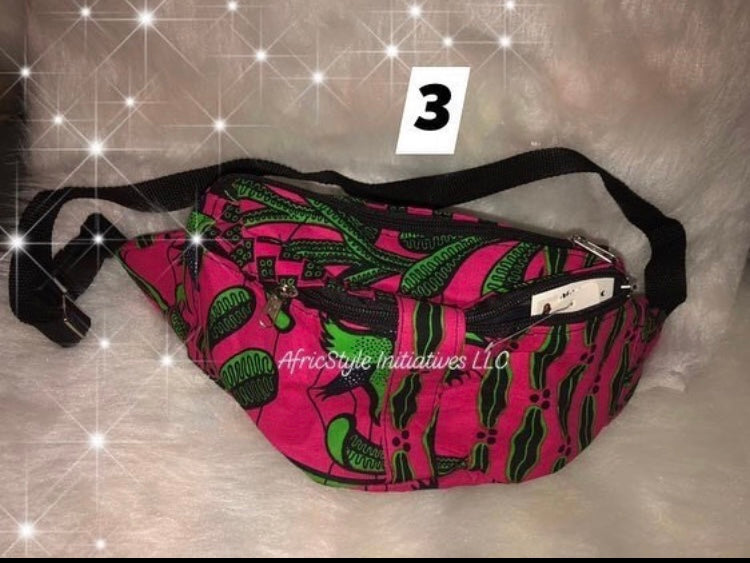 African Print Fanny Pack