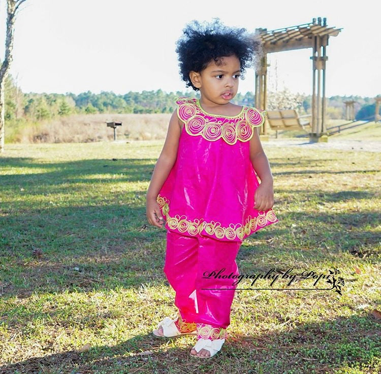 African Toddler Embroidery Set