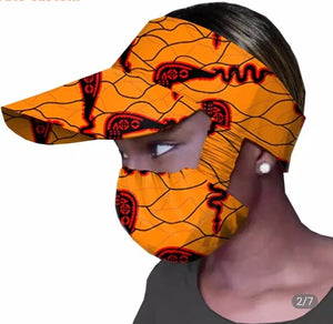 Cap With Attached Mask