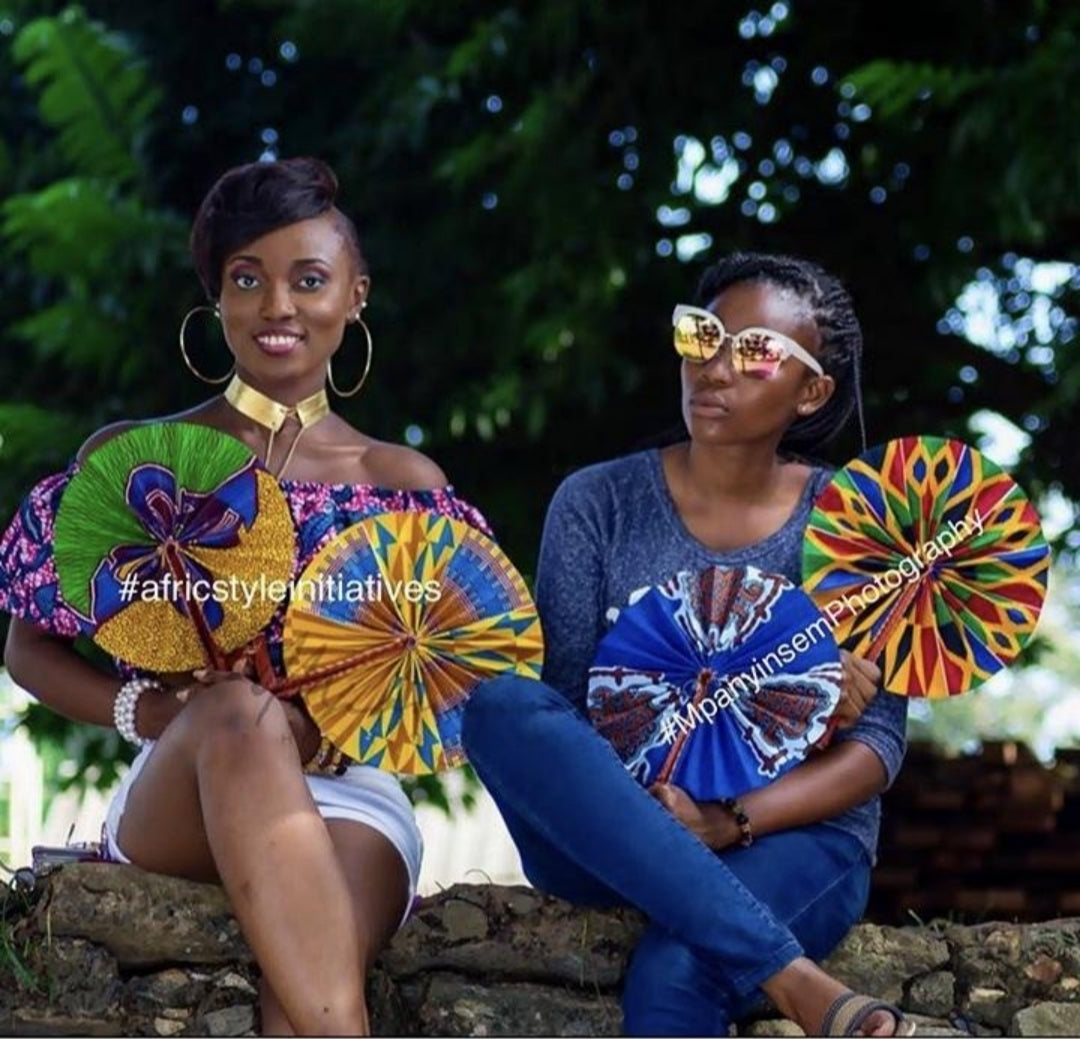 African Print Fans