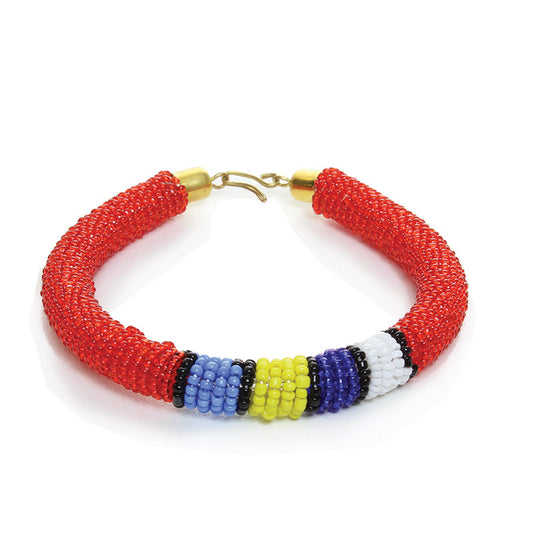 Beaded Clip Bracelet: ASSORTED