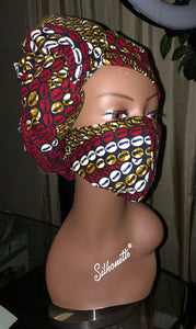 Headwrap And Mask Set