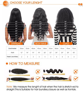 Brazillian Hair Weave Bundle With Frontal