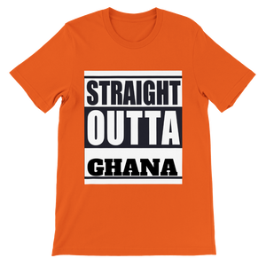 Straight Outta Ghana - Premium Unisex Crewneck T-shirt