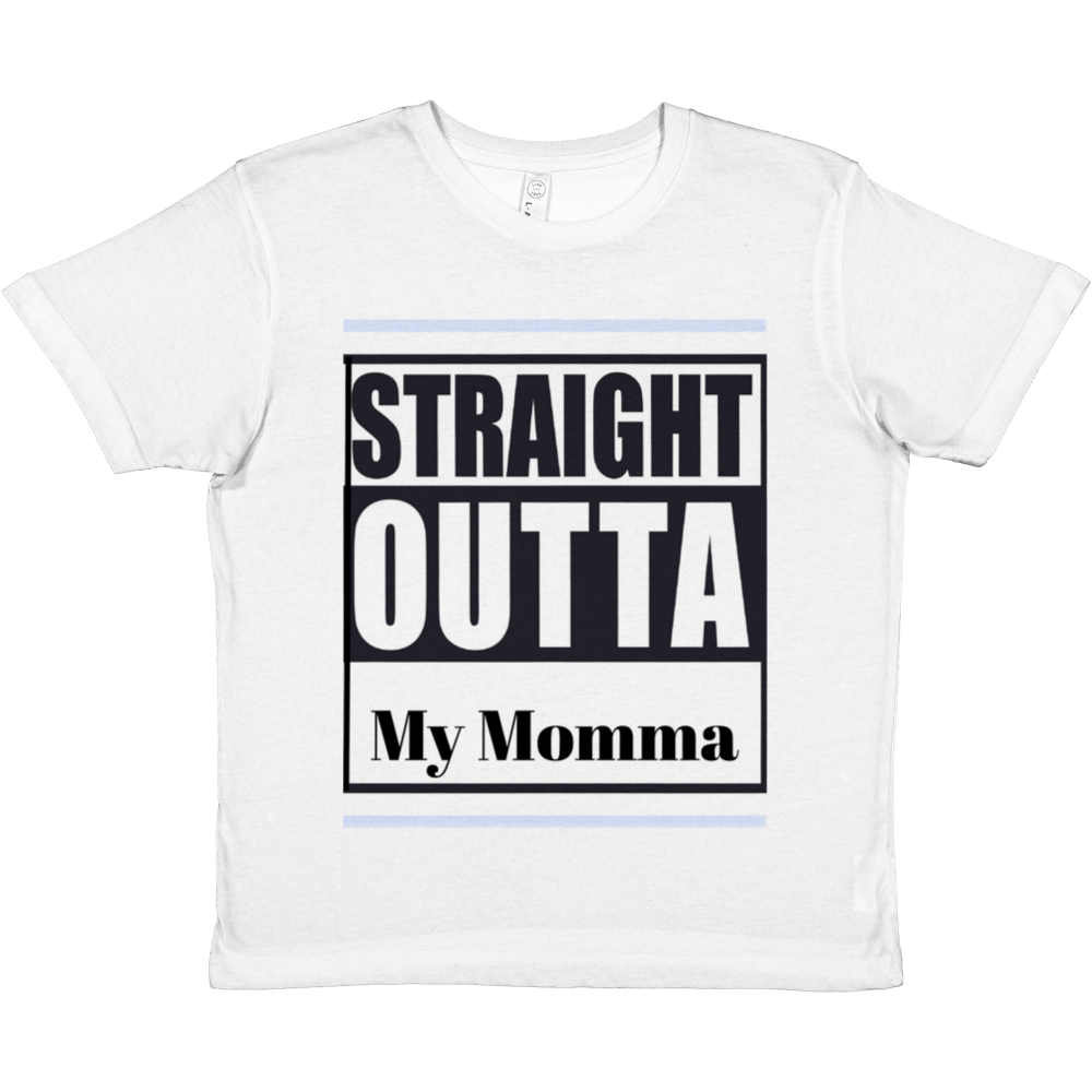 Straight Outt My Momma - Premium Kids Crewneck T-shirt